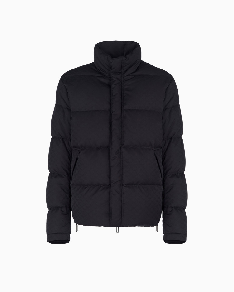 Пуховик Regular Fit для чоловіків (480799), колір Чорний - №1