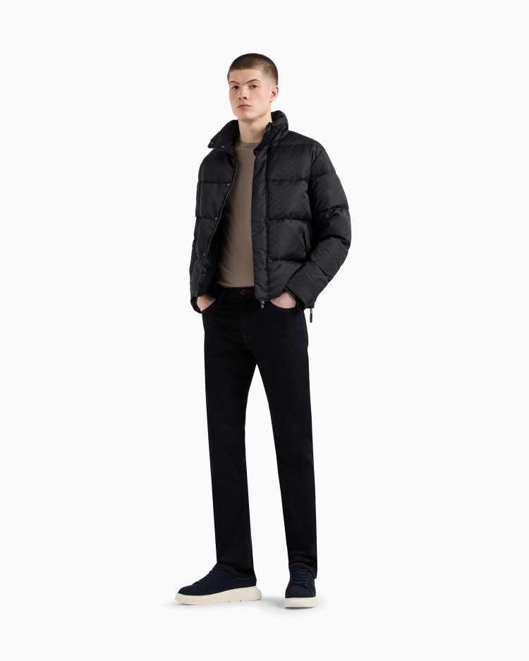 Пуховик Regular Fit для чоловіків (480799), колір Чорний - №3
