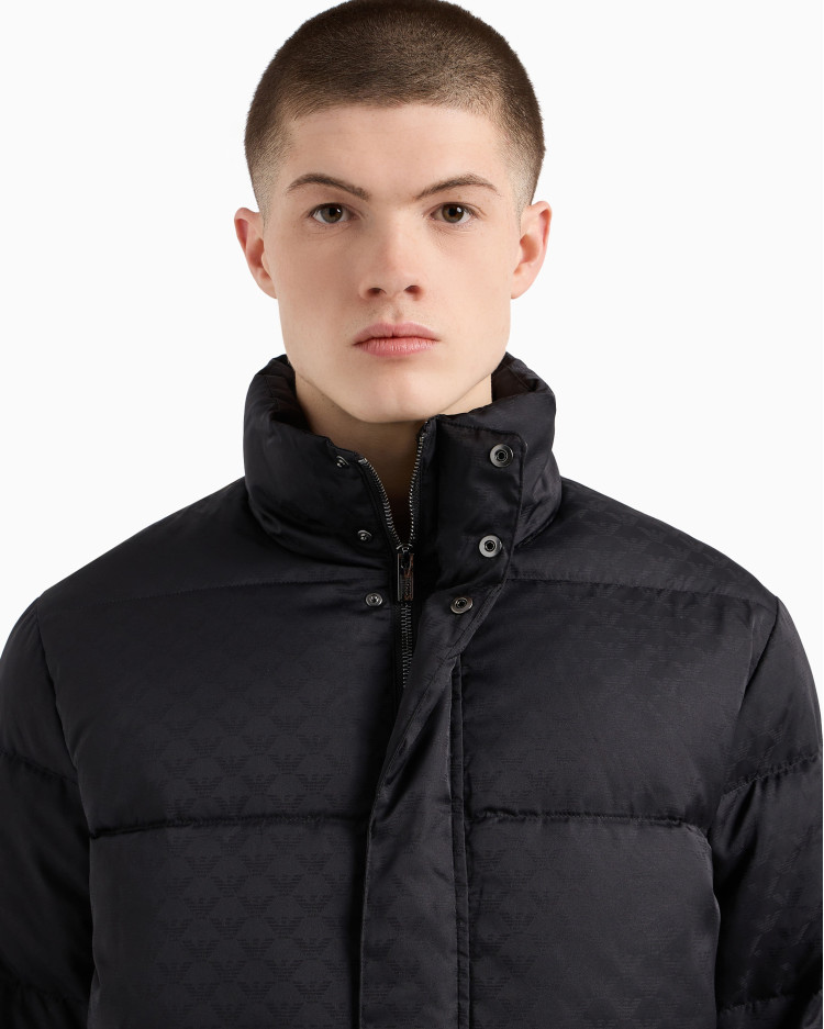 Пуховик Regular Fit для чоловіків (480799), колір Чорний - №5