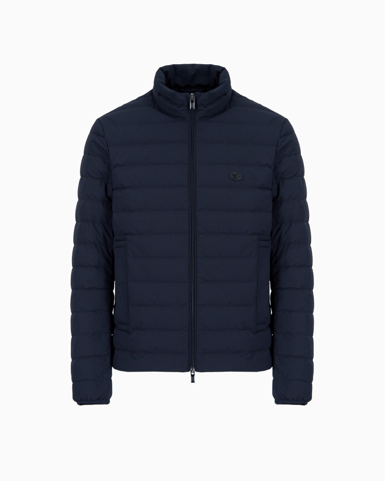 Пуховик Regular Fit для чоловіків (480803), колір Синій - №1