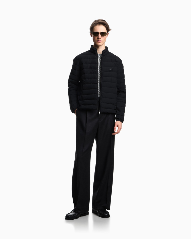 Пуховик тонкий Regular Fit для чоловіків (480804), колір Чорний - №3
