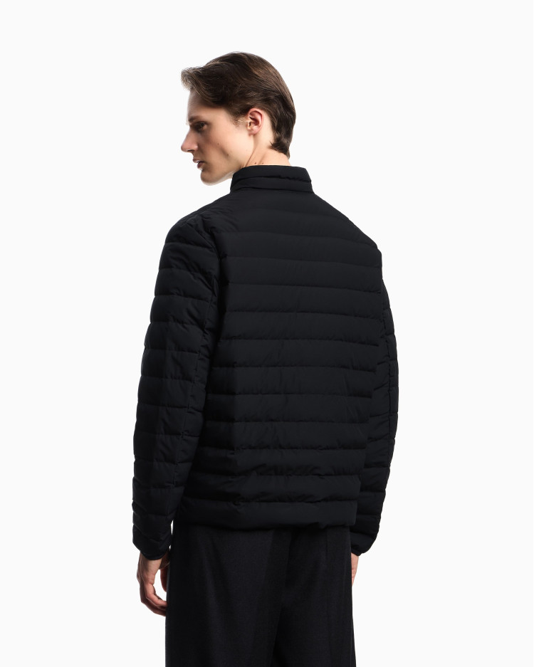 Пуховик тонкий Regular Fit для чоловіків (480804), колір Чорний - №4