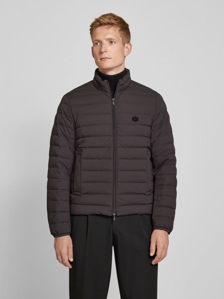 Пуховик тонкий Regular Fit для чоловіків (480805), колір Сірий - №2