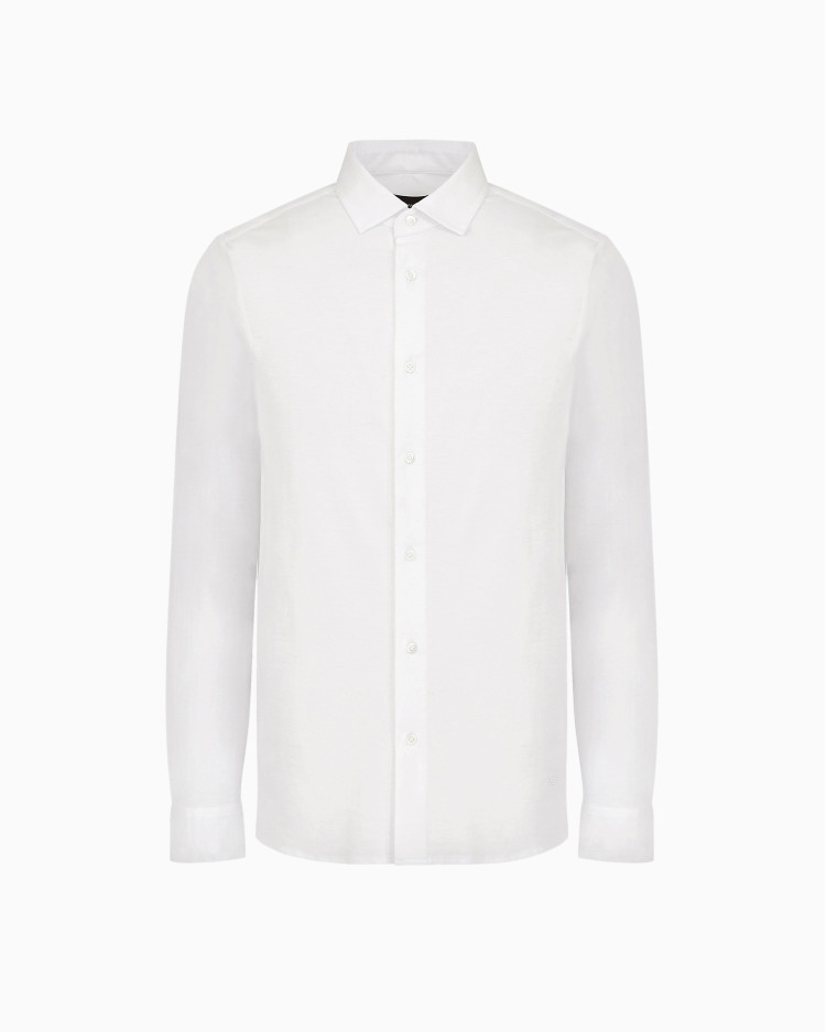 сорочка ділова Slim Fit для чоловіків (480806), колір Білий - №1