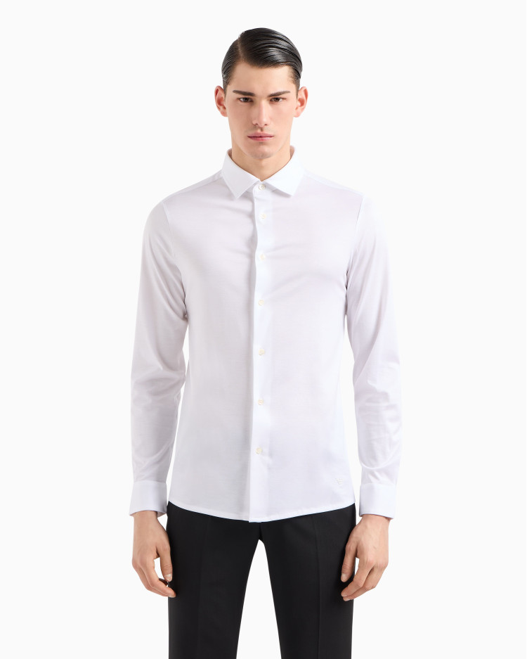 сорочка ділова Slim Fit для чоловіків (480806), колір Білий - №2