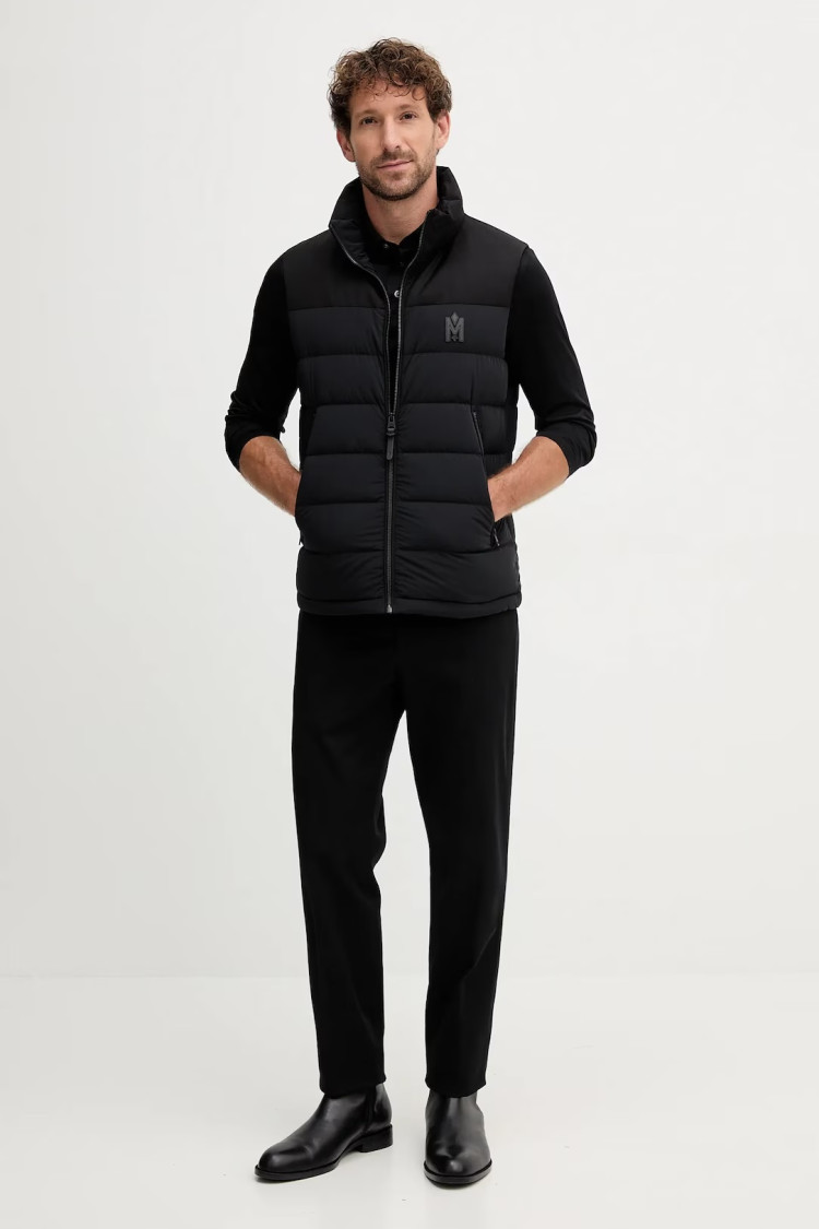 Поло з длинним рукавом Slim Fit для чоловіків (480808), колір Чорний - №3