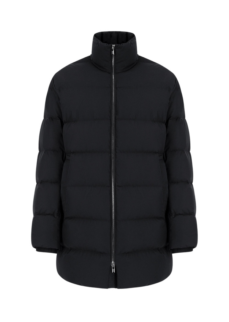 Пуховик Regular Fit для чоловіків (480809), колір Чорний - №1