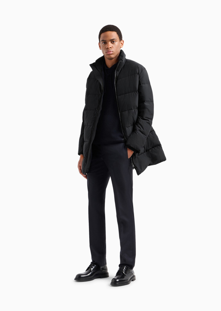 Пуховик Regular Fit для чоловіків (480809), колір Чорний - №2