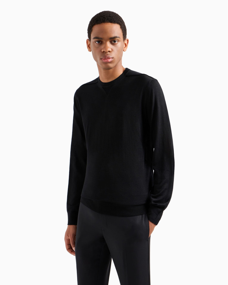 Джемпер Regular Fit для мужчин (480814), цвет Черный - №2