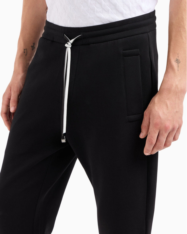 Брюки джерси Regular Fit Высокая для мужчин (480817), цвет Черный - №5