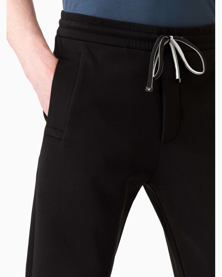 Брюки джерси Regular Fit Высокая для мужчин (480817), цвет Черный - №6
