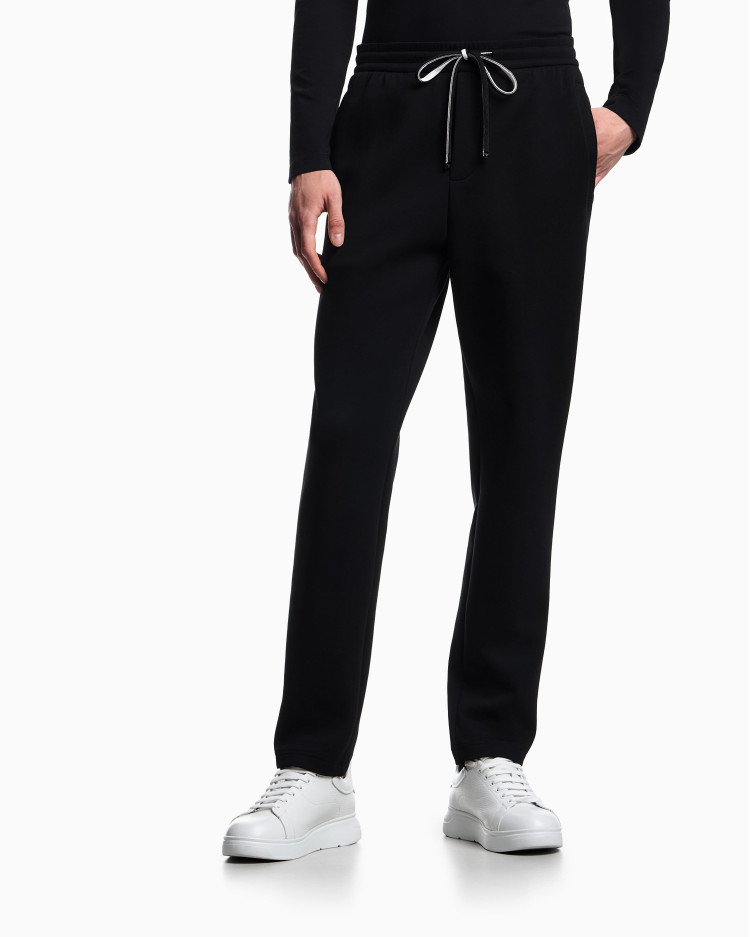Брюки джерсі Regular Fit для чоловіків (480819), колір Чорний - №2