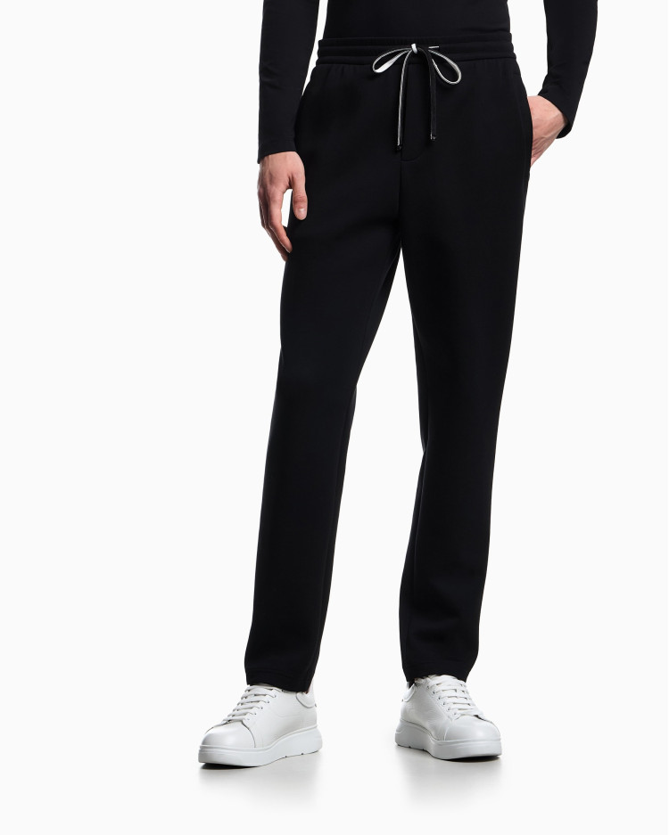 Брюки джерсі Regular Fit Висока для чоловіків (480819), колір Чорний - №2