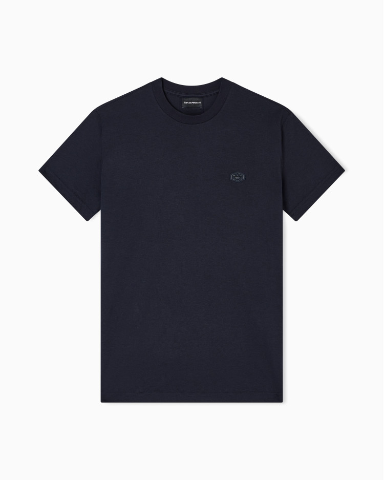 Футболка Slim Fit для чоловіків (480822), колір Синій - №1