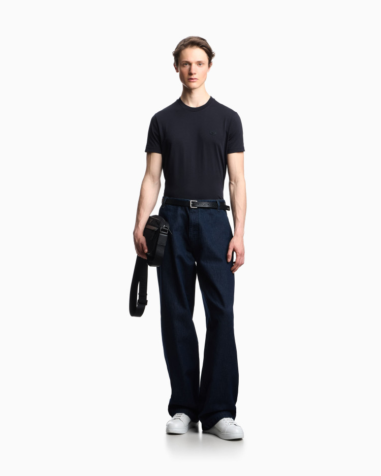 Футболка Slim Fit для чоловіків (480822), колір Синій - №3