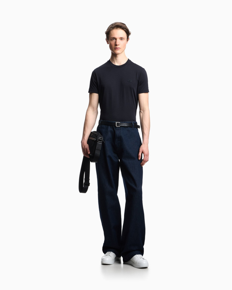 Футболка Slim Fit для чоловіків (480822), колір Синій - №3