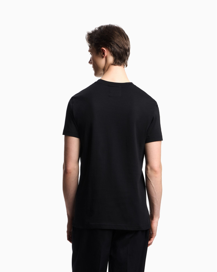 Футболка Slim Fit для мужчин (480823), цвет Черный - №4