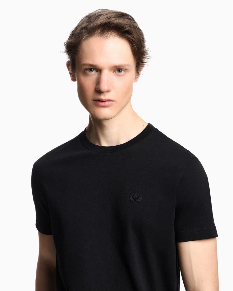 Футболка Slim Fit для чоловіків (480823), колір Чорний - №5