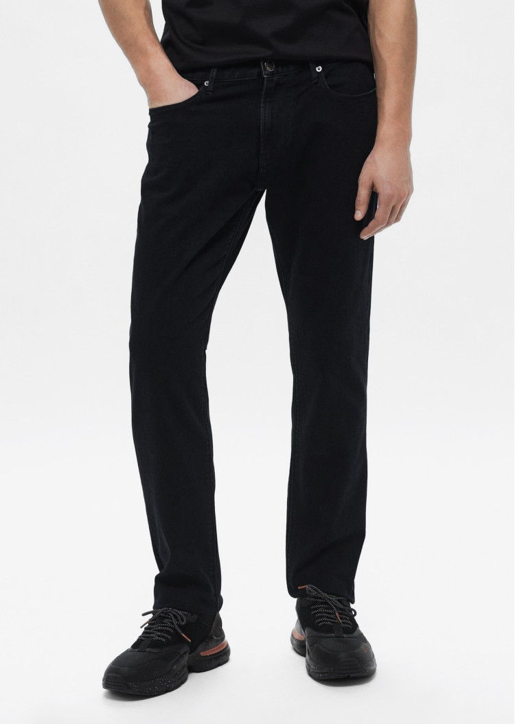 Джинсы Regular Regular Fit Низкая для мужчин (480826), цвет Черный - №2
