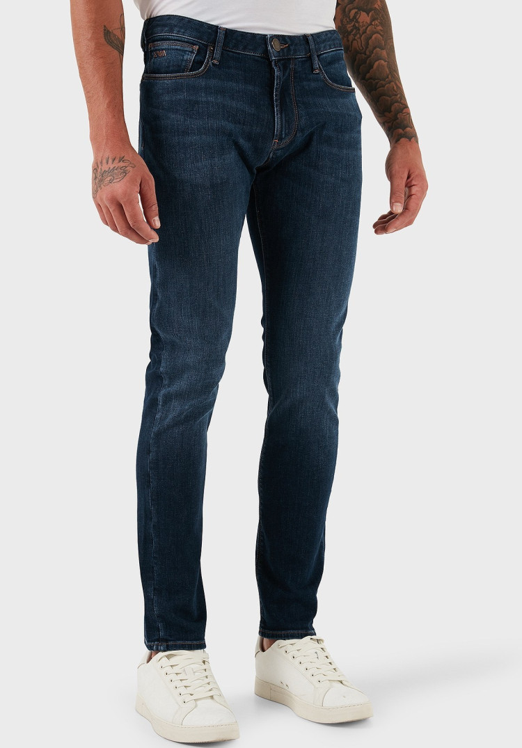 Джинси Slim Regular Fit для чоловіків (480828), колір Синій - №2