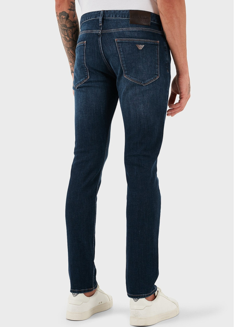 Джинси Slim Regular Fit для чоловіків (480828), колір Синій - №4