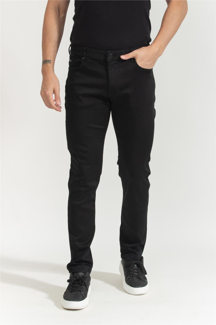 Джинси Slim Regular Fit для чоловіків (480829), колір Чорний - №1