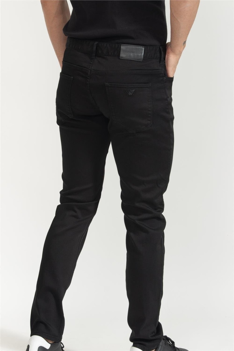 Брюки 5 карманов Regular Regular Fit Низкая для мужчин (480829), цвет Черный - №2