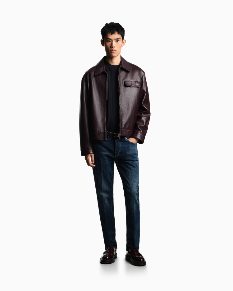 Брюки 5 карманов Slim Regular Fit для мужчин (480832), цвет Синий - №3
