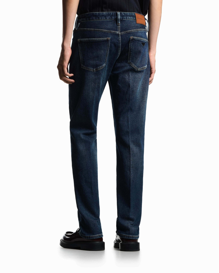 Брюки 5 карманов Slim Regular Fit для мужчин (480832), цвет Синий - №4