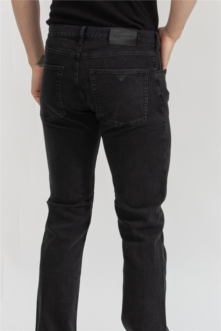 Джинси Regular Regular Fit для чоловіків (480836), колір Чорний - №4