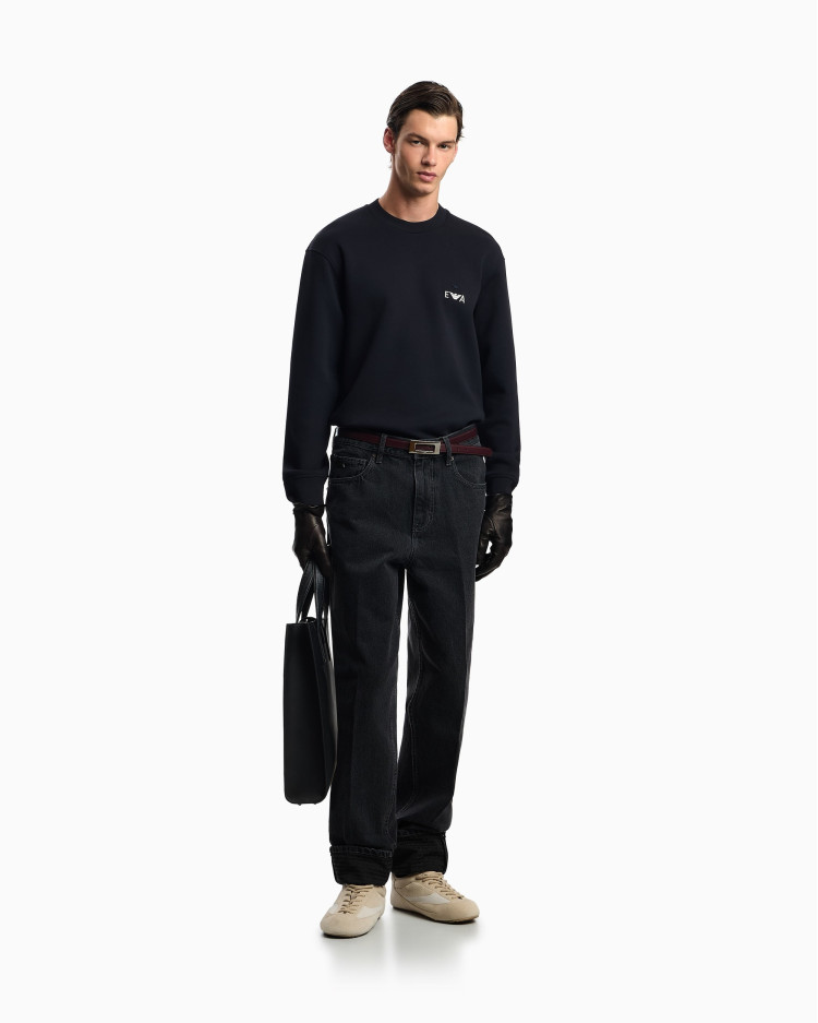 Толстовка Relaxed Fit для чоловіків (480862), колір Синій - №3
