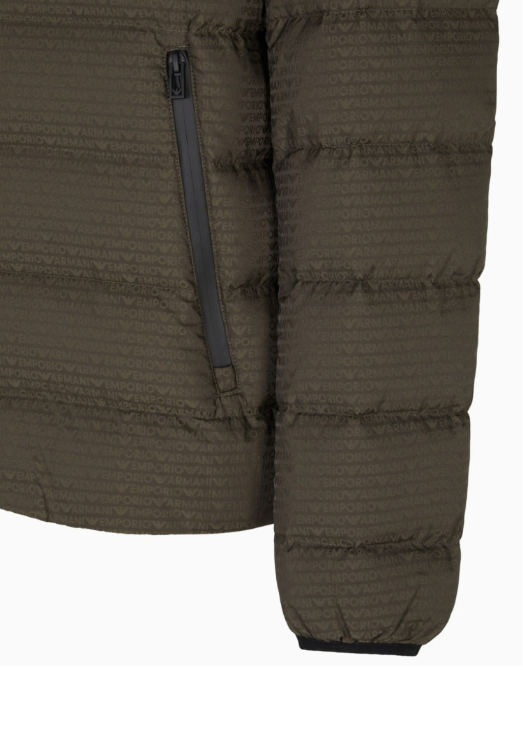 Пуховик Regular Fit для чоловіків (480863), колір Оливковий - №3