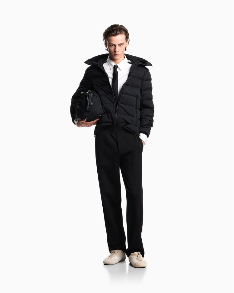 Пуховик Regular Fit для мужчин (480864), цвет Черный - №3