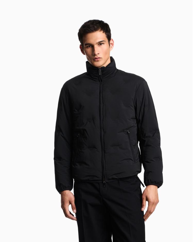 Пуховик Regular Fit для чоловіків (480865), колір Чорний - №2
