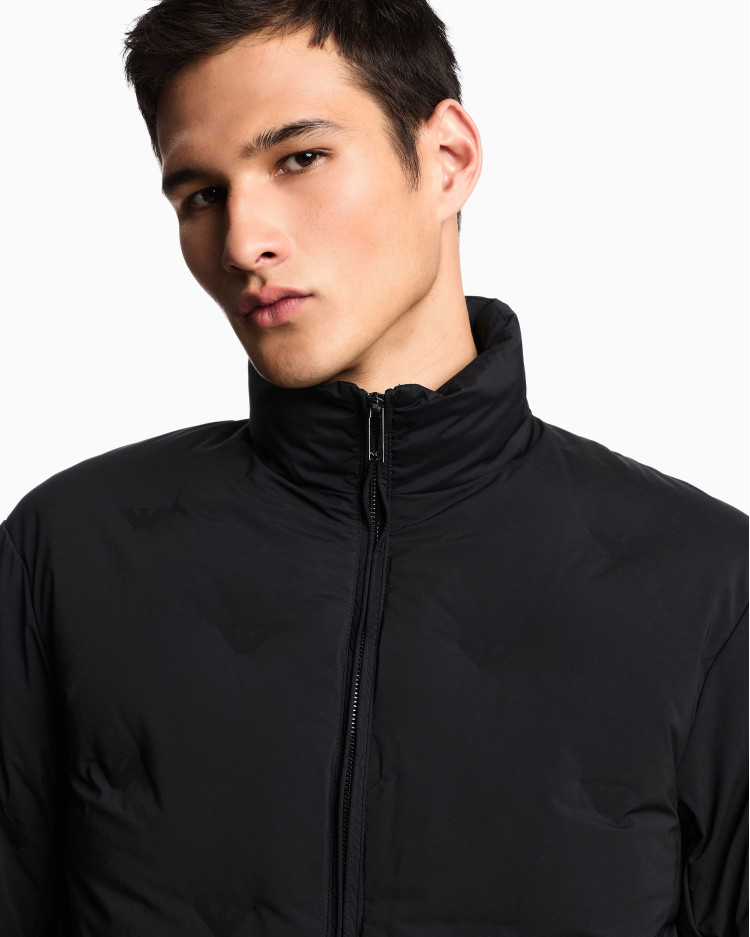 Пуховик Regular Fit для чоловіків (480865), колір Чорний - №5