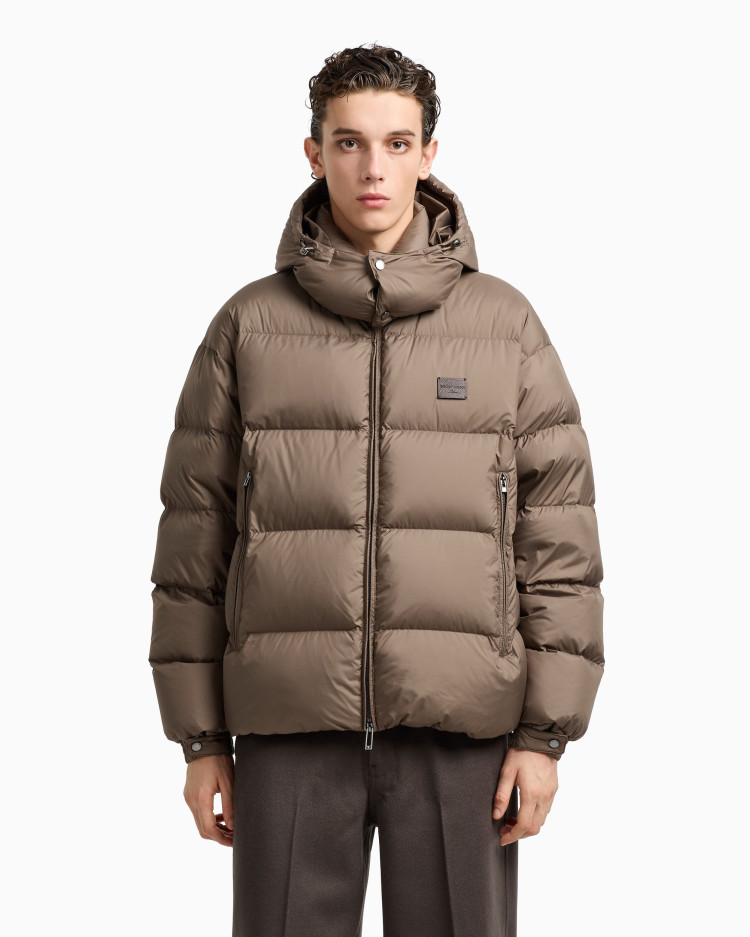 Пуховик Relaxed Fit для мужчин (480866), цвет Коричневый - №2