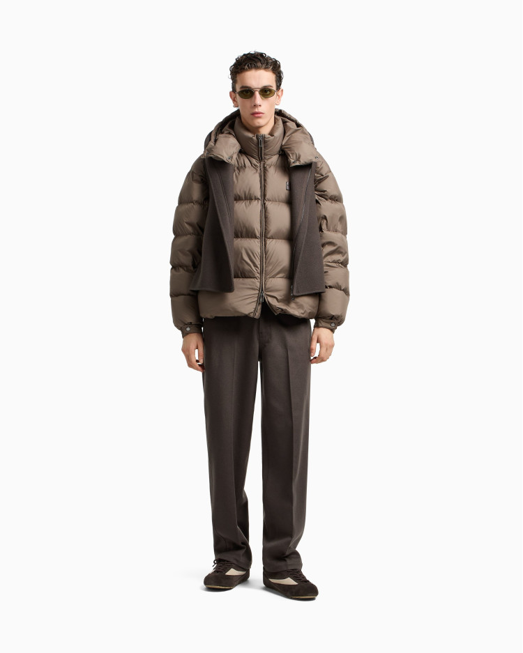 Пуховик Relaxed Fit для мужчин (480866), цвет Коричневый - №3