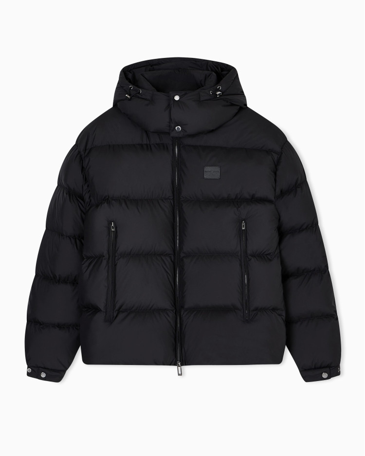 Пуховик Regular Fit для чоловіків (480867), колір Чорний - №1