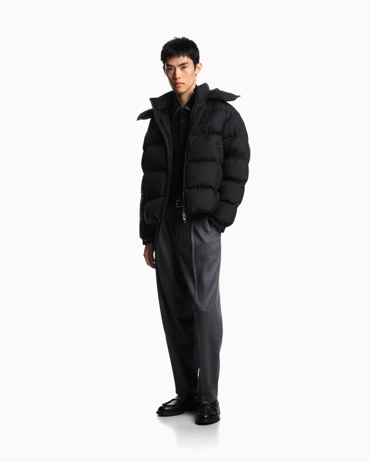 Пуховик Regular Fit для чоловіків (480867), колір Чорний - №3