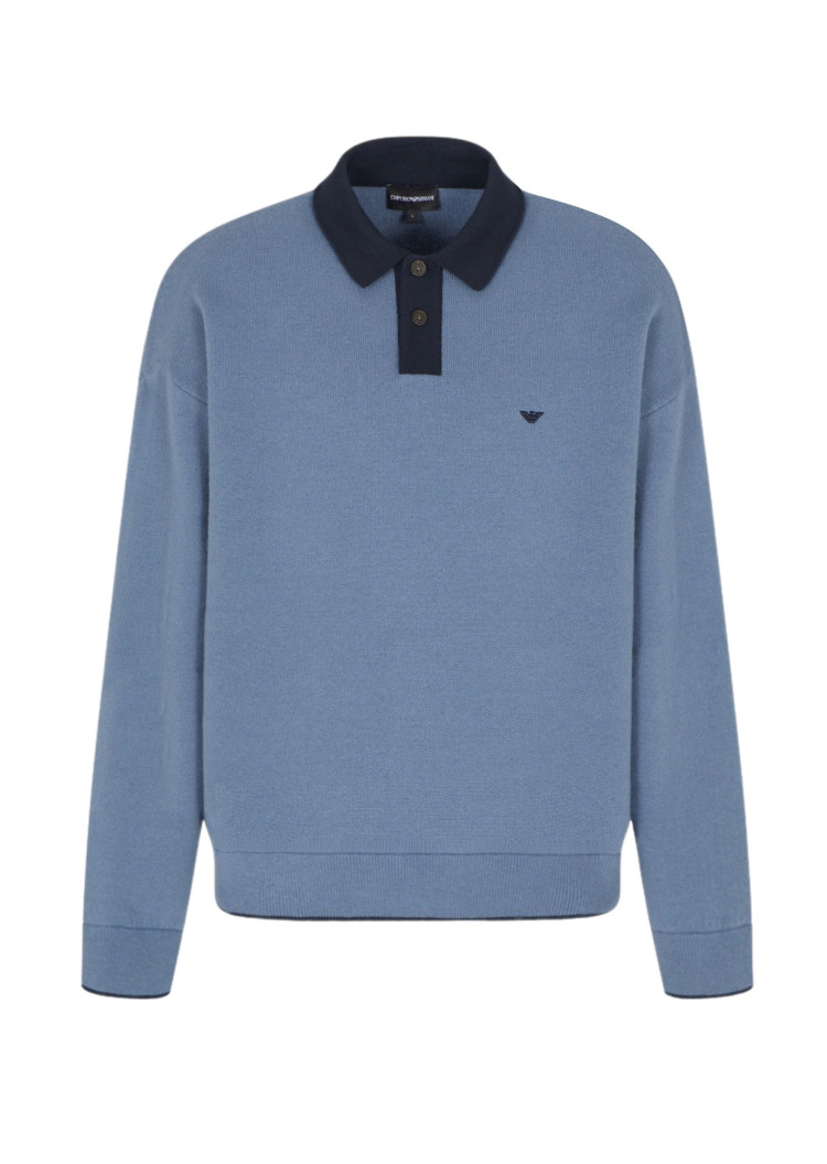 Поло с длинным рукавом Slim Fit