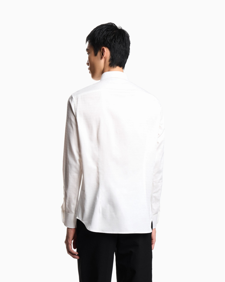 Сорочка повседневная Slim Fit для мужчин (480879), цвет Белый - №4