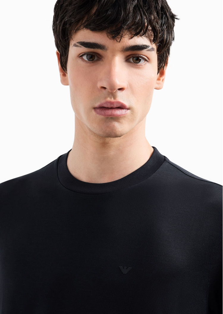 Футболка з довгим рукавом Regular Fit (480884), колір Чорний - №5