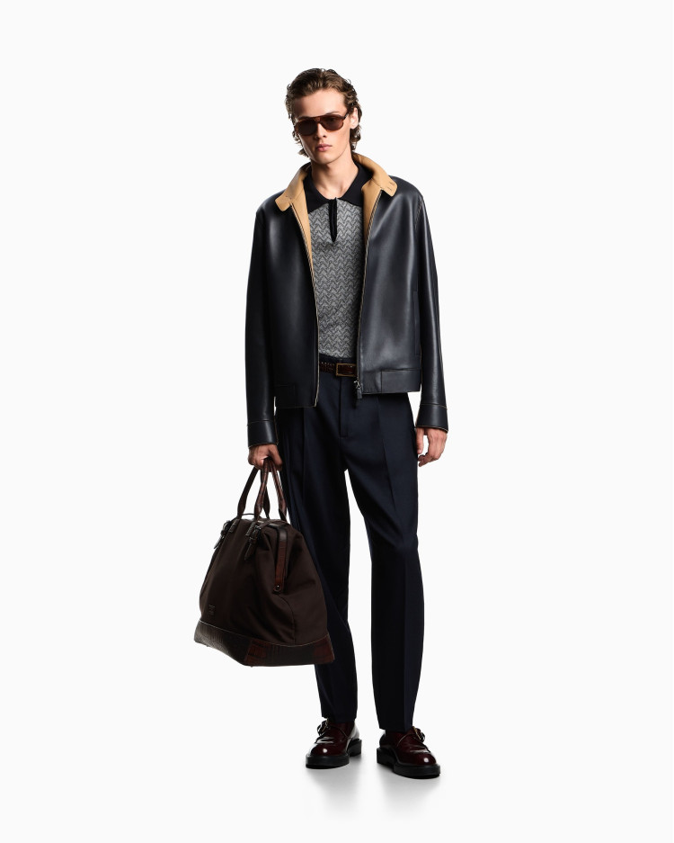 Трикотажное поло Slim Fit для мужчин (480889), цвет Серый - №3