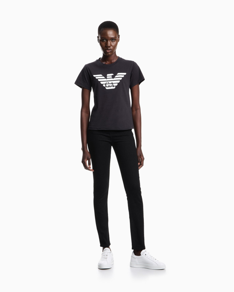 Джинсы Slim Extra Slim Fit Средняя для женщин (480964), цвет Черный - №3