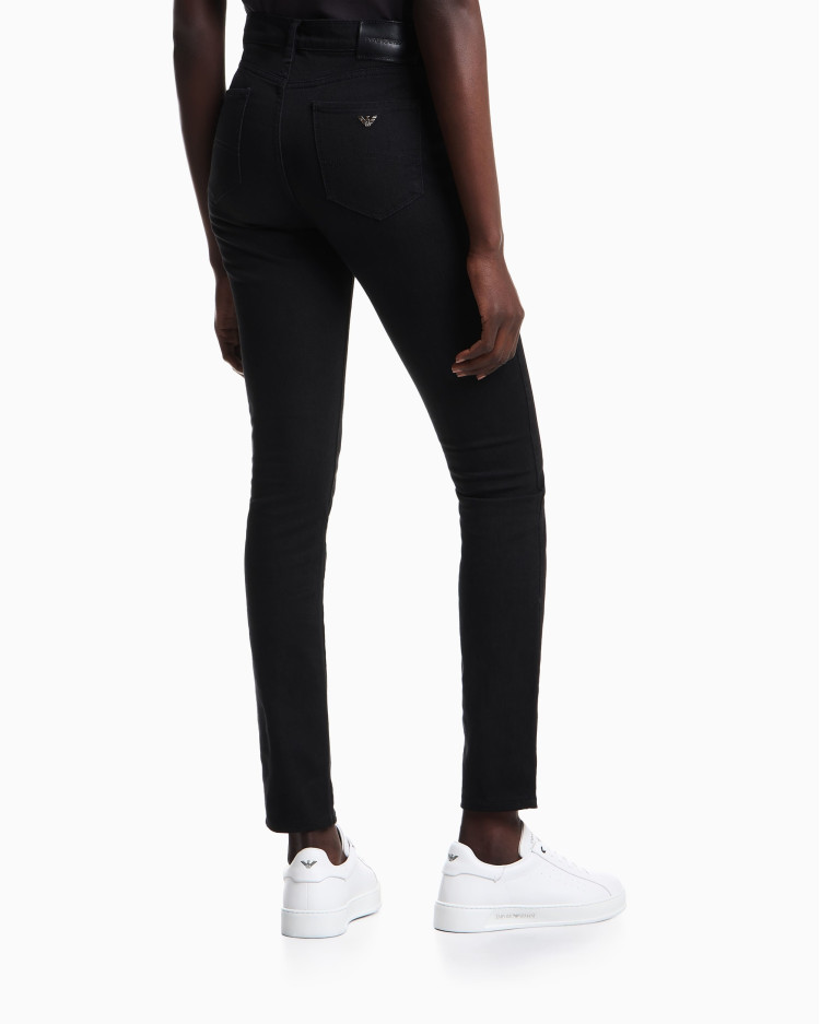Джинсы Slim Extra Slim Fit Средняя для женщин (480964), цвет Черный - №4