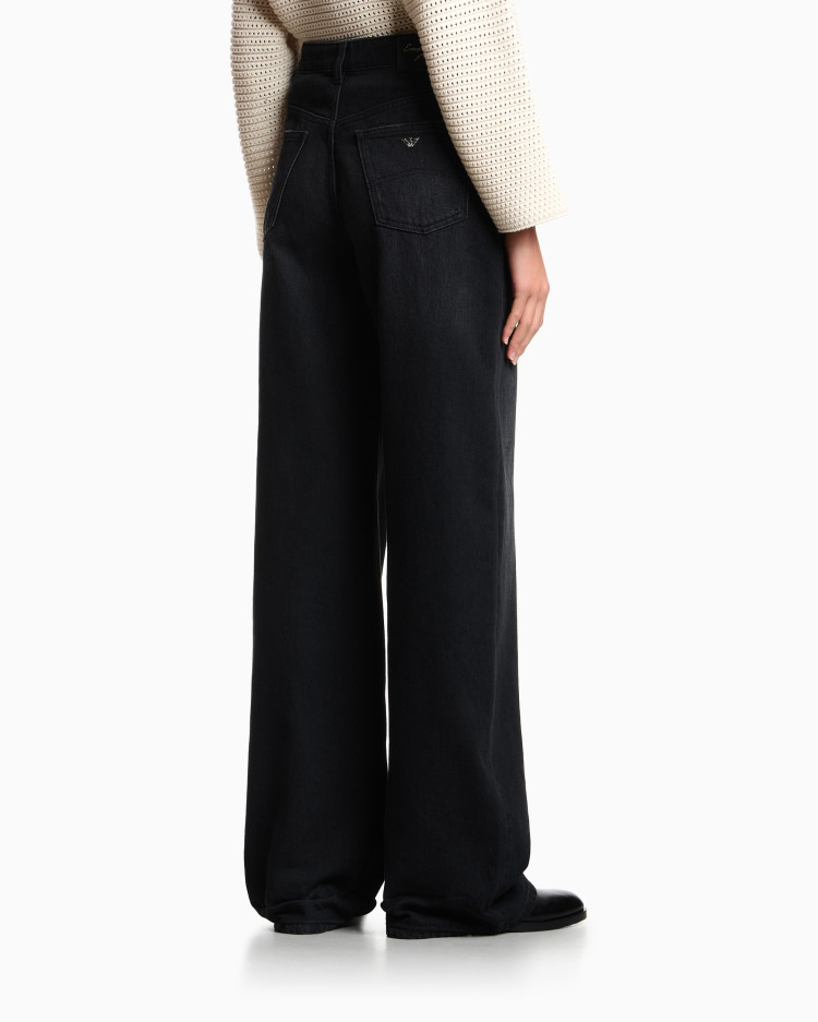Джинсы Relaxed Relaxed Fit Средняя для женщин (480968), цвет Черный - №4
