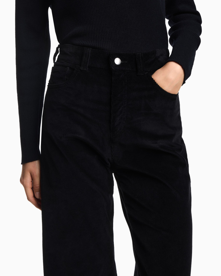 Брюки 5 карманів Regular Regular Fit для жінок (480970), колір Чорний - №5