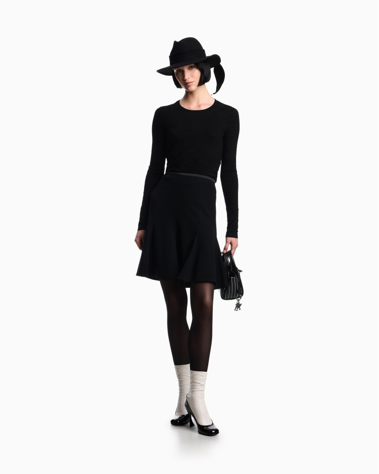Джемпер Slim Fit для жінок (480973), колір Чорний - №3