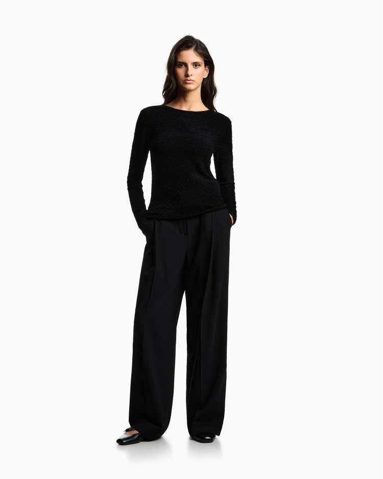 Джемпер Slim Fit для женщин (480974), цвет Черный - №3