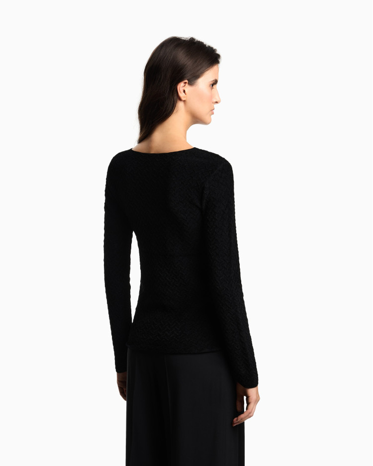 Джемпер Slim Fit для женщин (480974), цвет Черный - №4